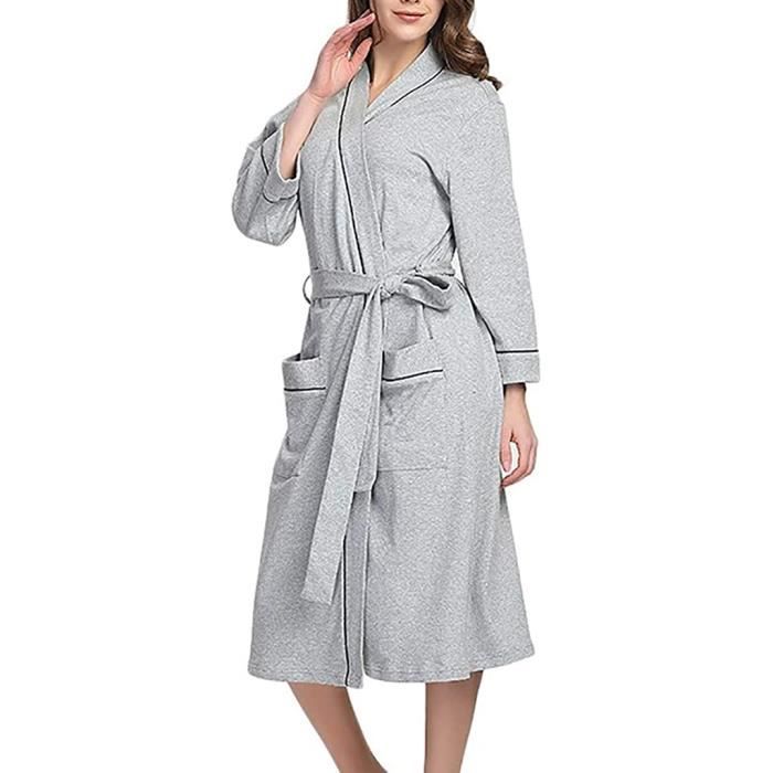 5XL Pyjama Femme Grande Tailleexyingerie en Coton Chic Pas Cher Robe De Chambre Pyjama Peignoir De Bain VeTements 3419 Cdiscount Maison
