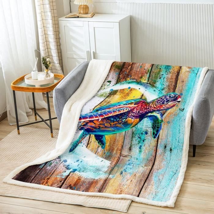 Couverture de Jet de Plume Noire Rose Aquarelle Sherpa Couverture