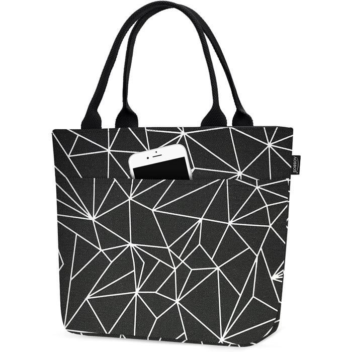 Sac Isotherme Repas GIEEU 6.5L - Motif Fraise, étanche, Garde Le Froid 4h, Idéal Bureau, école, Pique-nique