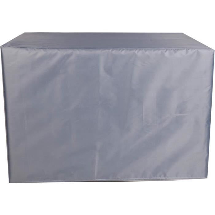 Housse De Table Carrée Imperméable Delixike - Protection UV Et Pluie - 70x70x15 Cm - Oxford 420D