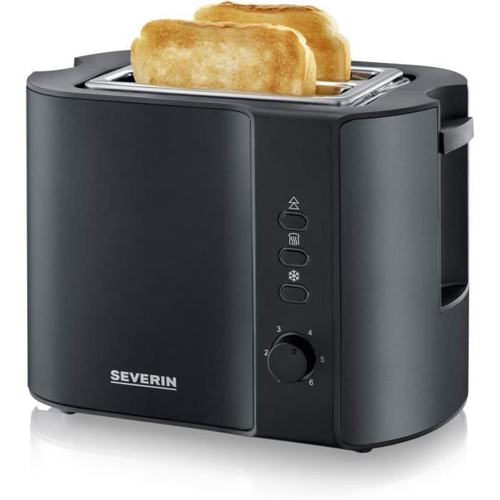 Grille-pain Severin 2 Tranches - 700W - 7 Niveaux De Brunissage - Support Viennoiseries