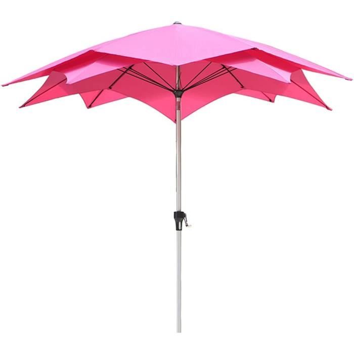 3m Grand Parasol Et Stores pour Patio,Parasol Inclinable De Jardin