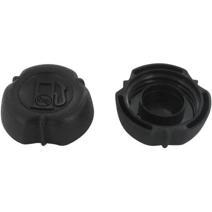 Bouchon De Réservoir Compatible Briggs & Stratton 692046 - Pour Moteurs 121600, Viking MB 448.1, Stihl RMA 448.1 - Noir, ABS