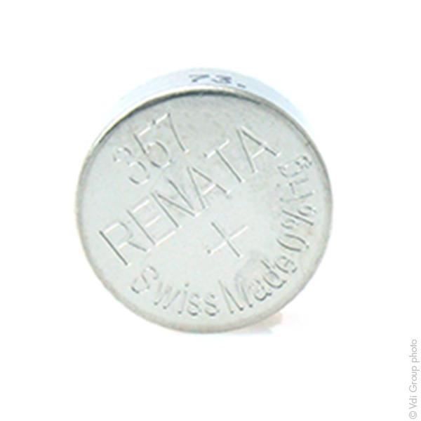 Pile bouton oxyde argent 357 RENATA 1.55V 190mAh - Blister(s) x 1-Renata /  Swatch Group - Cdiscount Jeux - Jouets