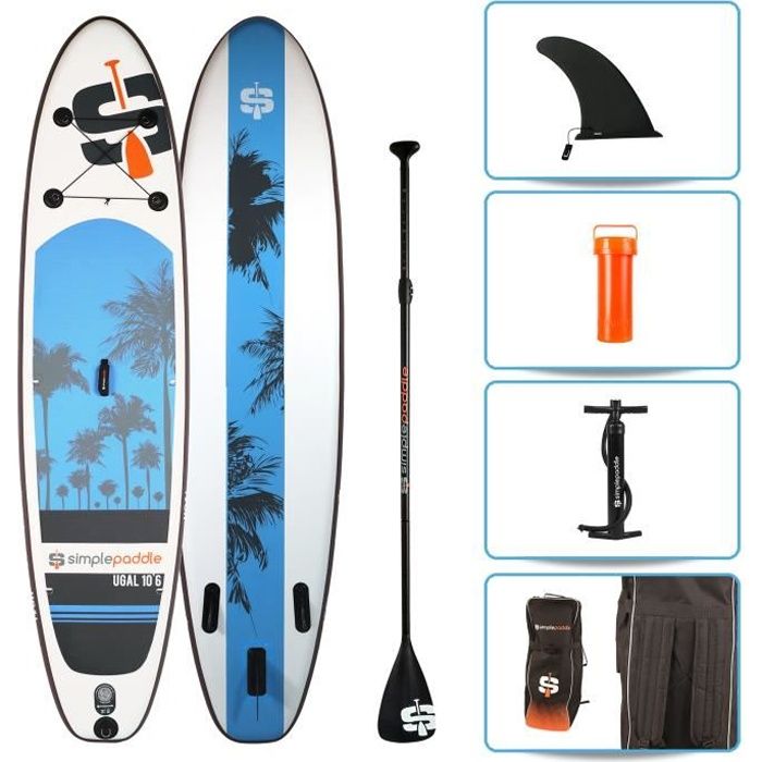 Stand up Paddle Gonflable UGAL 10'6 30'' 6\