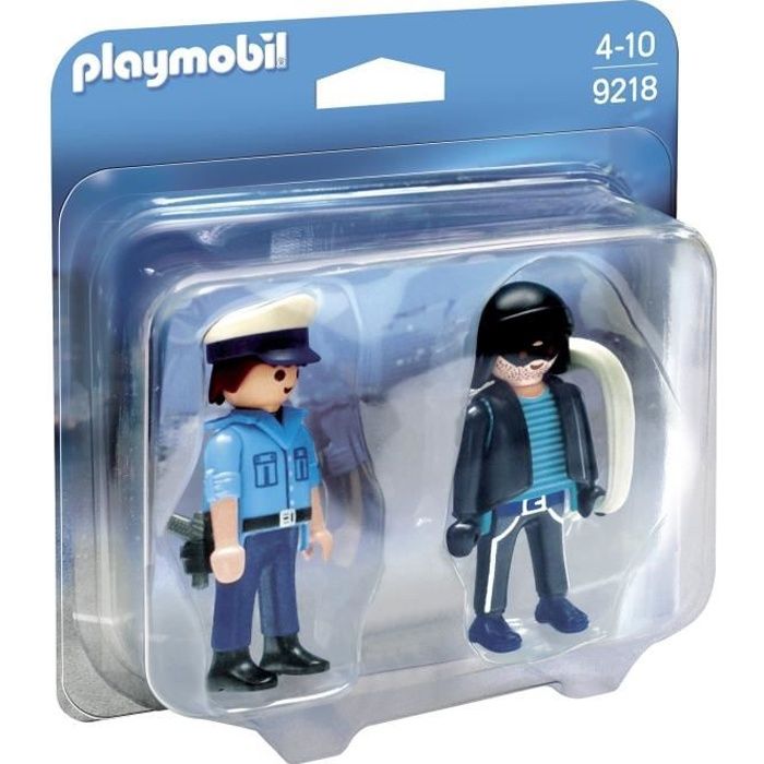 playmobil 9218 duo policier et voleur cdiscount jeux jouets