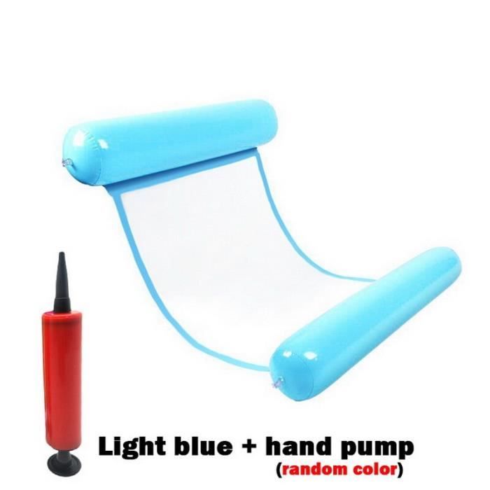 Bouée Piscine Water Hammock Transat Gonflable 115x80cm - Matelas Flottant Feuille