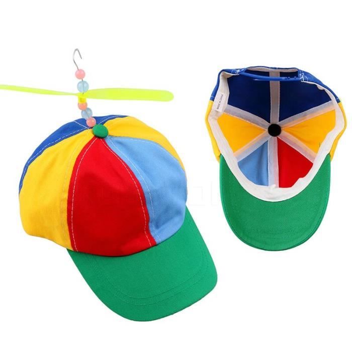 casquette multicolore
