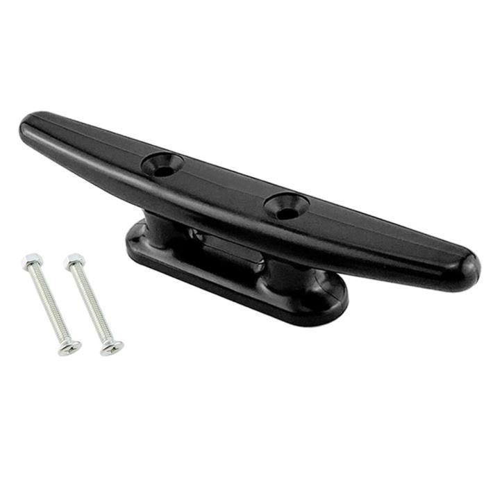 Taquet D'Amarrage 152mm Nylon Noir - Fixation Bateau Yacht Kayak Pont