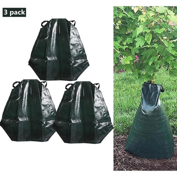 Sac Darrosage pour Arbre De 20 Gallons - Sac Darrosage À Libération Lente - Sac Dirrigation Goutte À Goutte pour Arbres 3 pack
