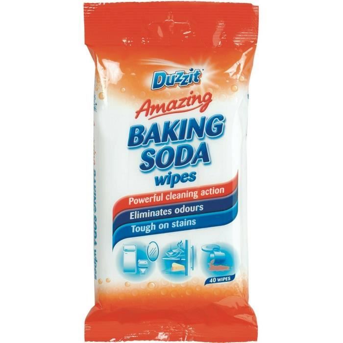 Duzzit Bicarbonate De Soude Baking Soda Lingettes Nettoyantes Paquet De 40 Cdiscount Pret A Porter