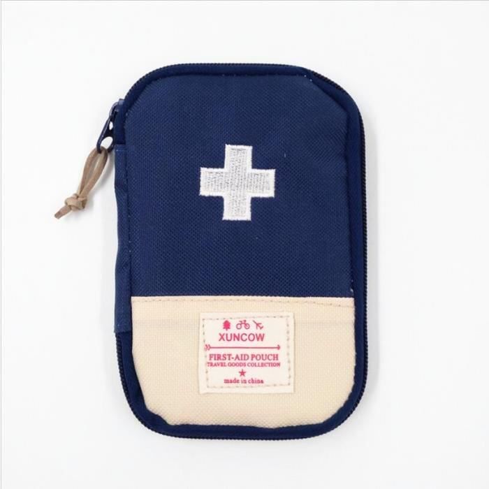 2 Pièces Boîte Médicale,Sac De Médecine Portable,Mini Trousse De Secours Vide,ogue De Sac De