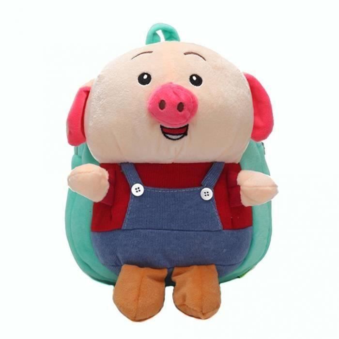Dessin Anime 3d Cochon Kawaii En Peluche Sac A Dos Enfants Garcon