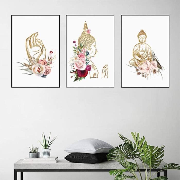 Art Mural De Bouddha, Art Mural Sur Toile De Bouddha, Art Mural