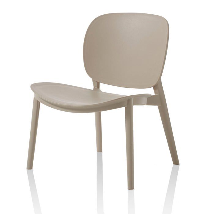 Set de 2 Chaises d’intérieur-extérieur LEON sable