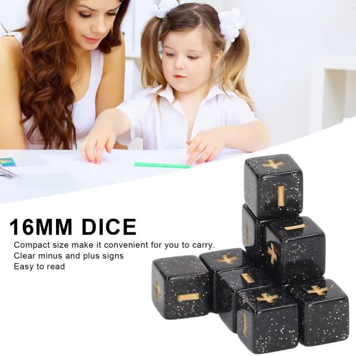 Sumrica Lot De 3 Dés D'explosion, Tours De Magie Faciles Pour Enfants, Accessoire De Magie, Jouet Amusant En Gros Plan Pour Farce (noir, 7,5 Cm X 5 Cm