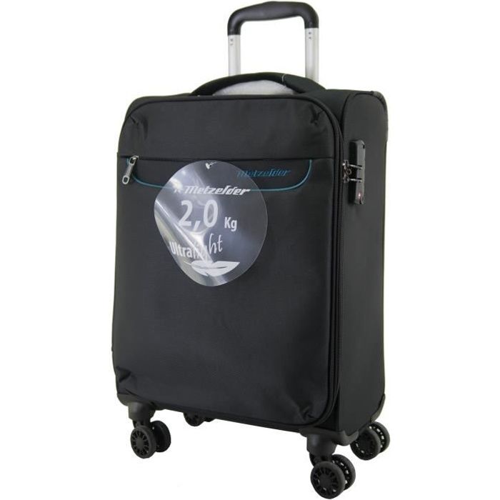 valise souple metzelder trigone ultra leger & grosse capacite de chargement garantie 1s petite taille cabine 55x38x20cm 43l 2kg