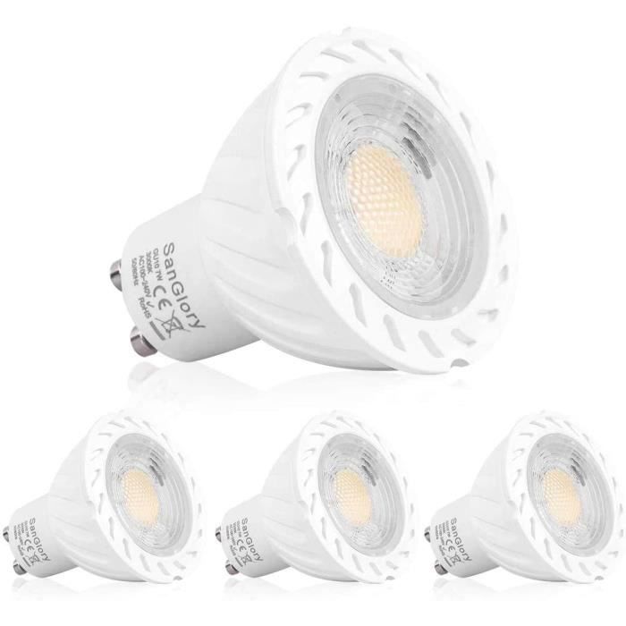 Ampoule LED GU10 ampoule d'économie d'énergie 3W blanc chaud spot