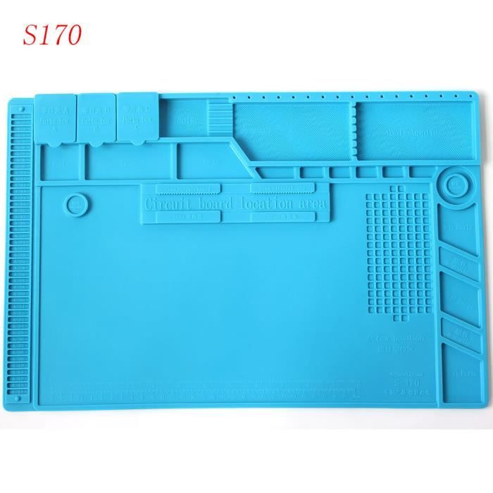 Tapis De Soudage En Silicone Magnétique 45x30cm - Antidérapant, Résistant à 500°C Pour Réparations électroniques