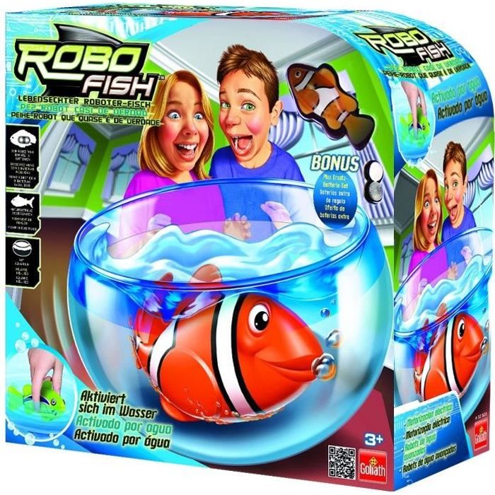 Pack robofish poisson qui nage dans l eau - Cdiscount Jeux - Jouets