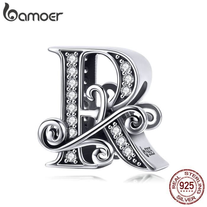 charms pandora lettre r charms pandora lettre r