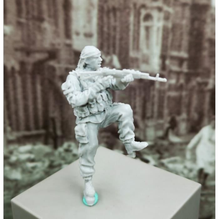 Figurines Militaires 1:35 – Lot De 8 Soldats Allemands WW2 – Résine Non Peintes