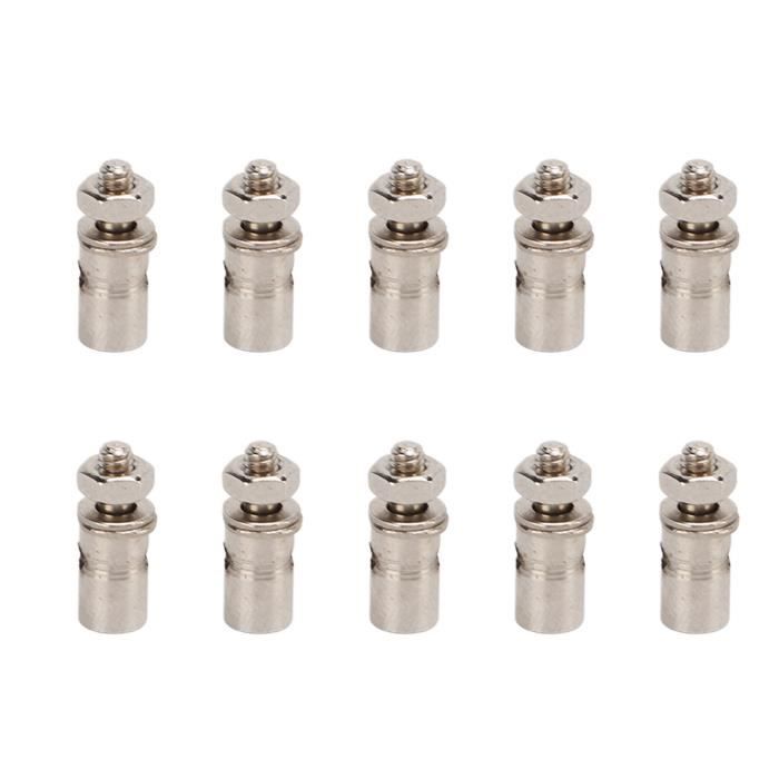 VGEBY 10 Connecteurs De Tige De Poussée RC – Ø Trou 1,8 Mm, En Acier Inoxydable, Pour Avions Modèles Réduits