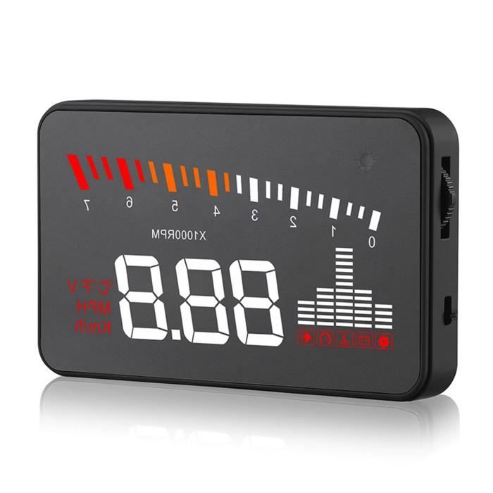 Afficheur Tete Haute HUD For Tous Les Véhicules Vitesse