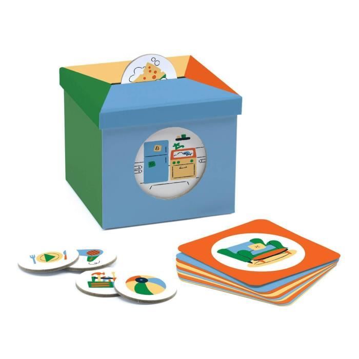 Jeu dobservation et de tri : Kioukoi Maison Coloris Unique