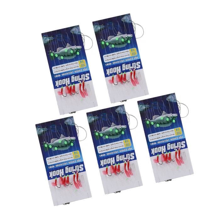 Leurres Garulator Blancs Sans Crochet - 10 Leurres En Nylon Pour La Pêche Au Brochet - Neufs