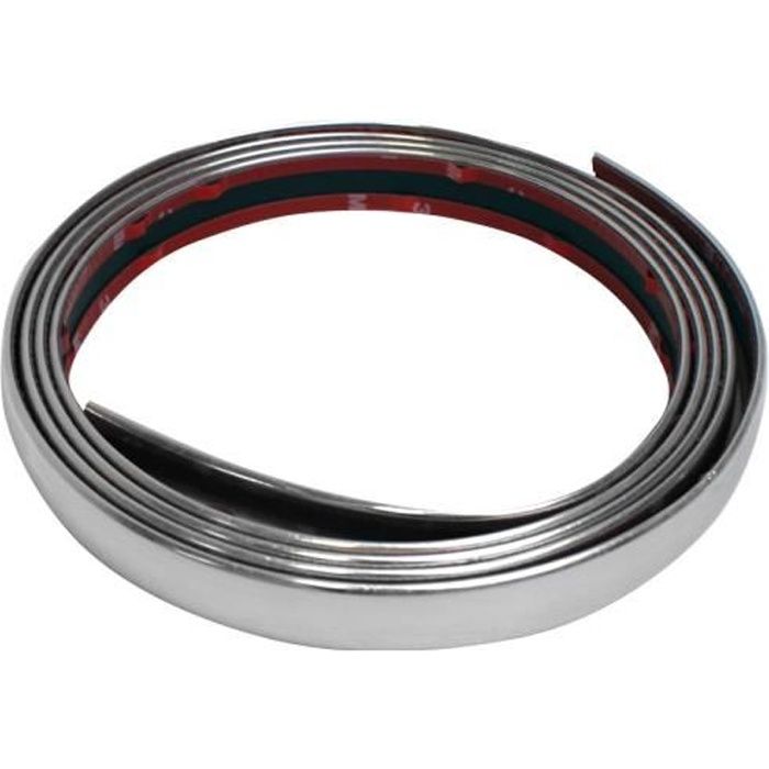 Eufab 30182 Baguettes pour voiture chrome (L x l) 2.45 m x 21 mm