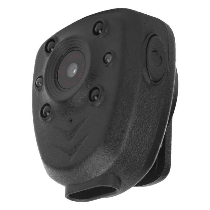 Mini Caméra Corporelle 1080P - Enregistrement Vidéo/Photo - 180° Rotative - Pour Sport, Sécurité, Nounou