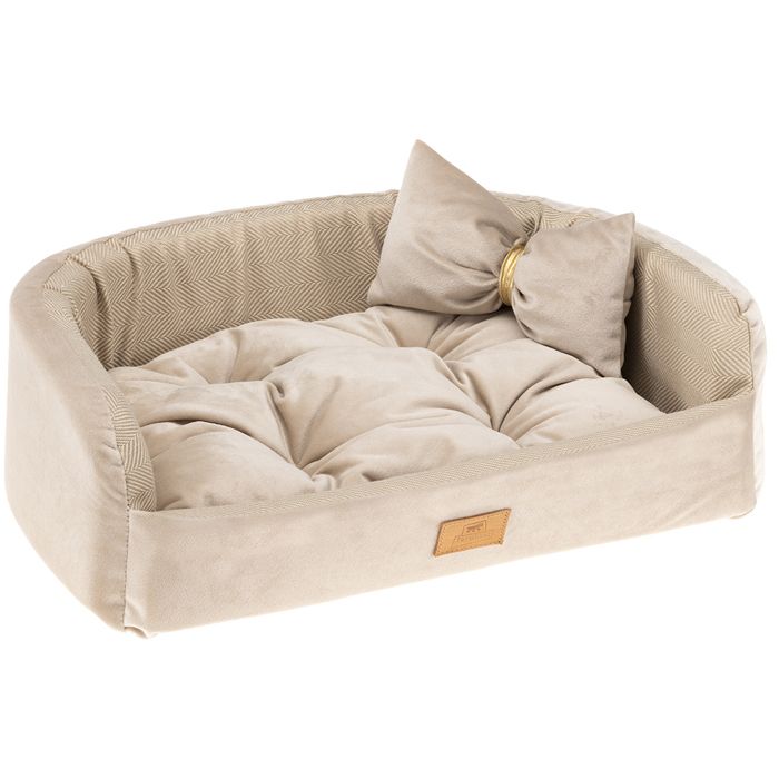 Meilleurs prix pour Ferplast HARRIS Niche avec coussin pour chiens et chats en tissu résistant. En différentes couleurs et tailles. 65 - 64 x 48 x h 17