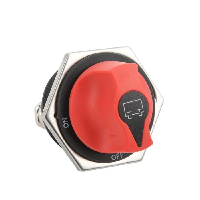 Interrupteur Batterie Marine 300A - 3 Positions (OFF-1-2) - Étanche IP66 - Pour Camping-Car Ou Bateau