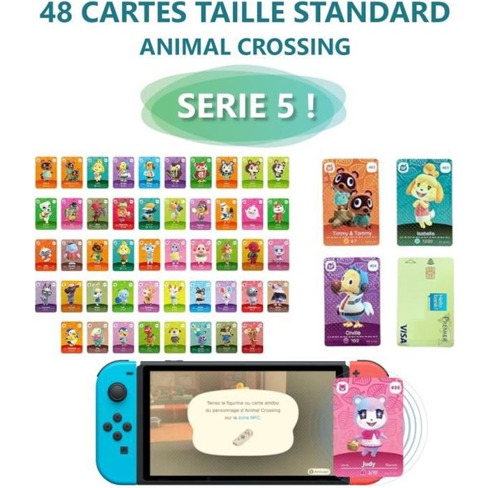 Cartes amiibo Animal Crossing série 5