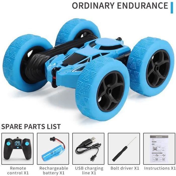 RC Voiture Télécommandée,4WD Stunt Car Radiocommandée 360 Degrés Tourné