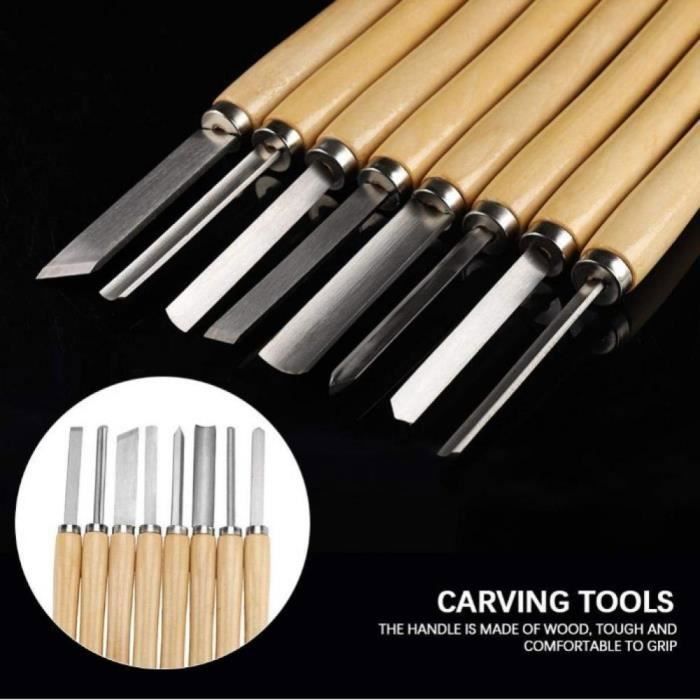 Jeu De 8 Ciseaux à Bois Rockwell Pour Tour – 14 1/2 Pouces – Modèle 46-130 – Occasion