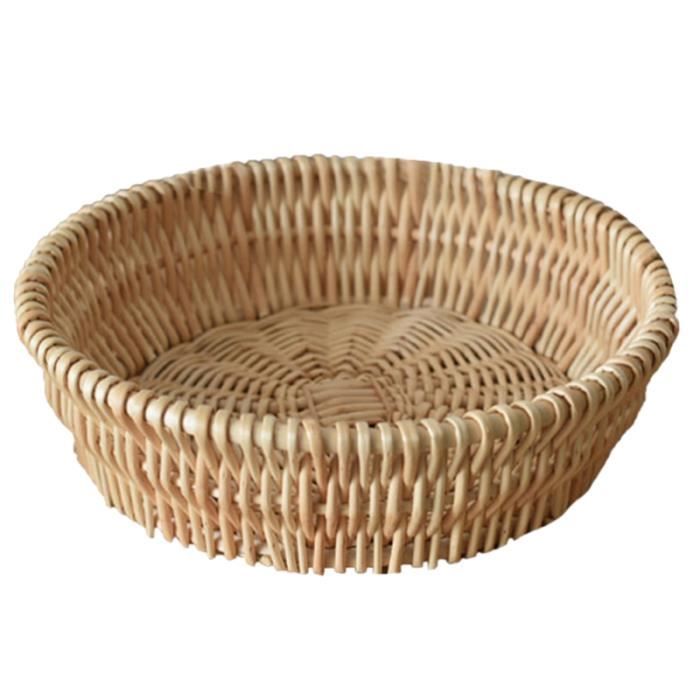 Boîte à Pain DAJAVE Lot De 3 Paniers U00e0 Pain Ovales De 25,4 Cm Avec Doublure En Rotin Pour La Cuisson De La Pu00e2te Panier Rond Osier