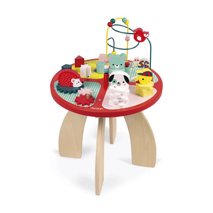 JANOD - Table d'activités Baby Forest (bois) - Dès 12 Mois