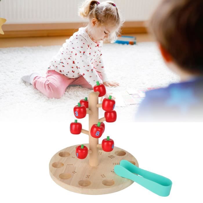 Boulier En Bois éducatif 28x21 Cm – Perles Colorées – Alphabet Et Chiffres – Dès 3 Ans