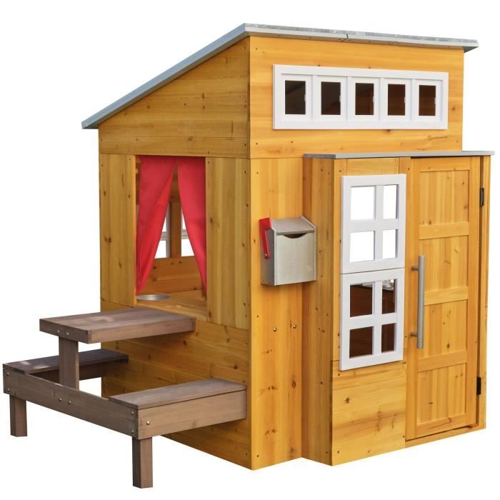 KIDKRAFT - Maisonnette Moderne / Cabane en bois pour enfants