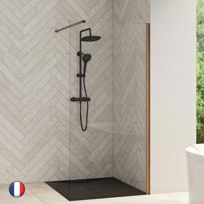 KINEDO Paroi douche Smart Design Nordic Chêne Naturel, 200 x 90