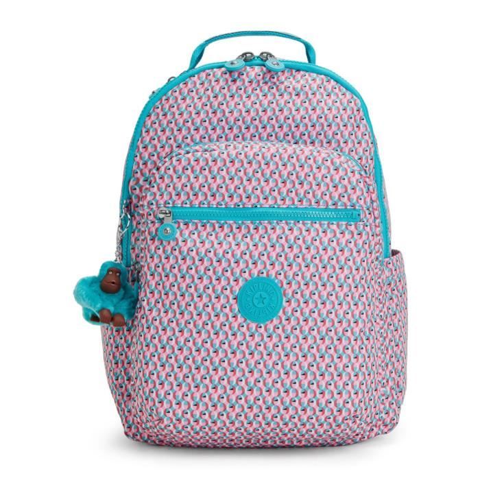 Kipling Back To School Print Seoul Large Backpack L Poppy Geo [187635