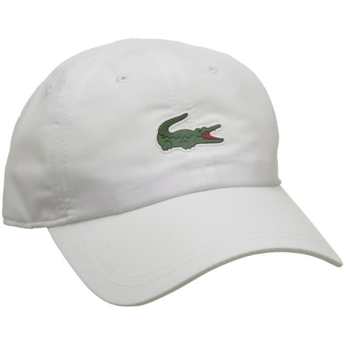 Lacoste Sport RK2464 Casquette de Baseball Homme Blanc Blanc