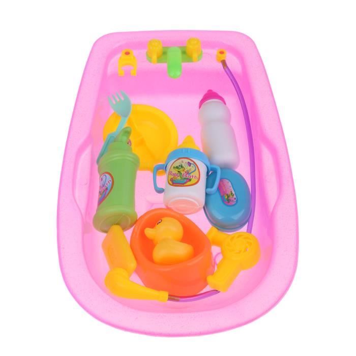Accessoires De Bain Poupee 11 Pieces Jouets Cdiscount Jeux Jouets