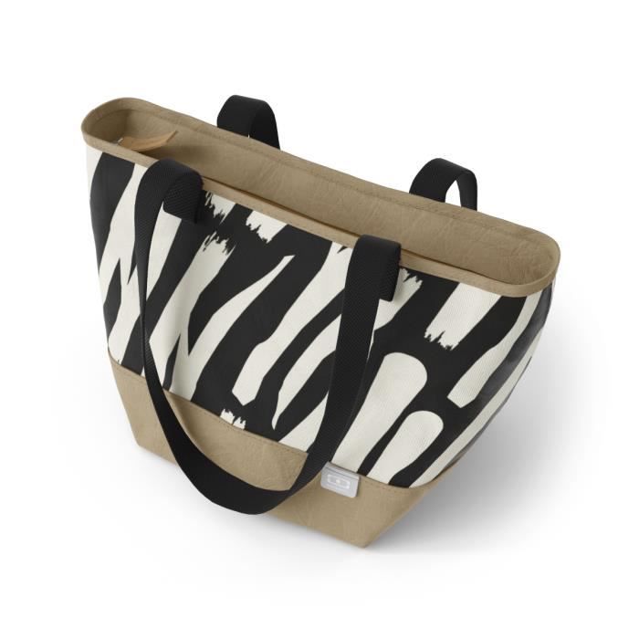 Sac isotherme repas Lunch box isotherme Lunch bag portable réutilisable pliable (Floral Marine