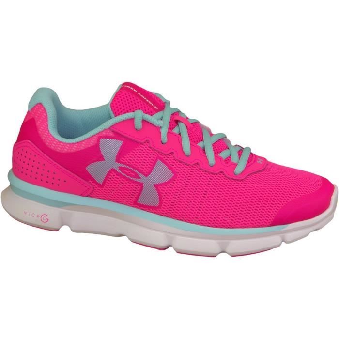 basket under armour femme rose