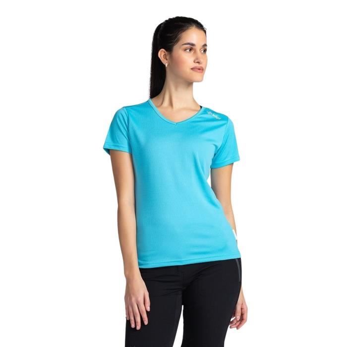 T-shirt Running Femme - Kilpi Dima - Bleu - Léger et Respirant - Confortable T-shirt Running Femme - Kilpi Dima - Bleu - Léger et Respirant - Confortable