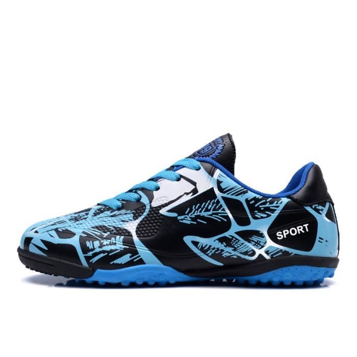Chaussures De Football JABASIC Pour Enfants Garçons Et Filles – Tige Synthétique, Crampons TPE, Respirant, Lacets Ajustables