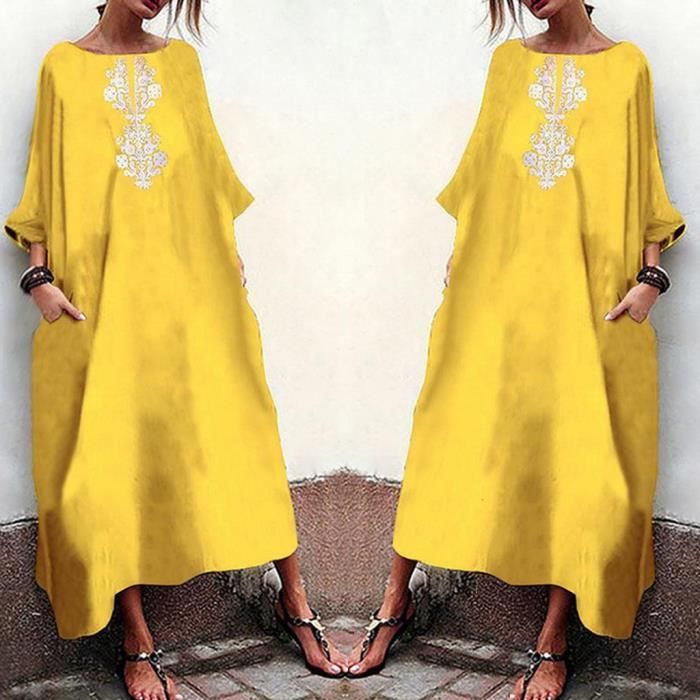Robe grande taille en lin Outlet